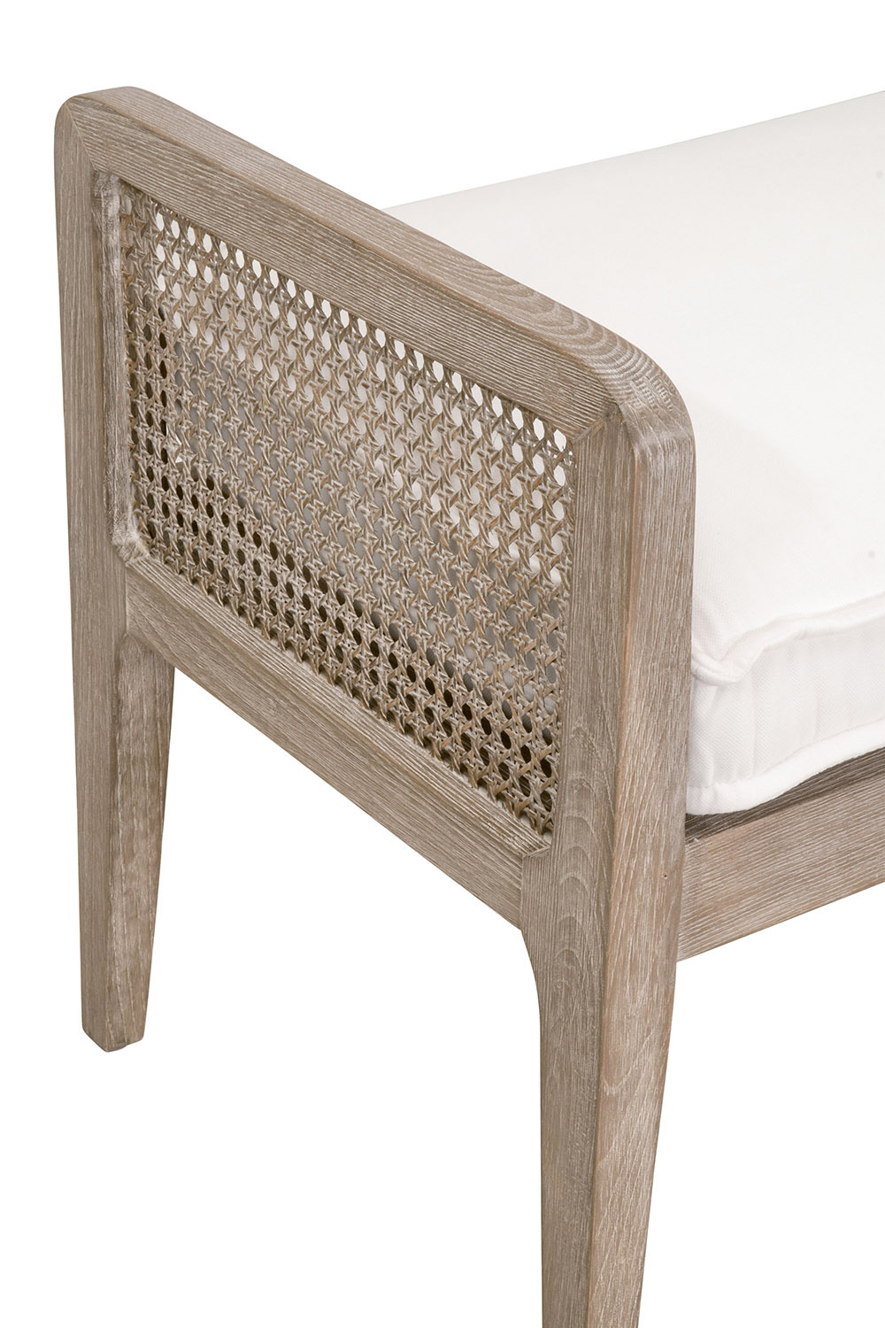 Essentials Leone Bench - LiveSmart Peyton Pearl Natural Gray