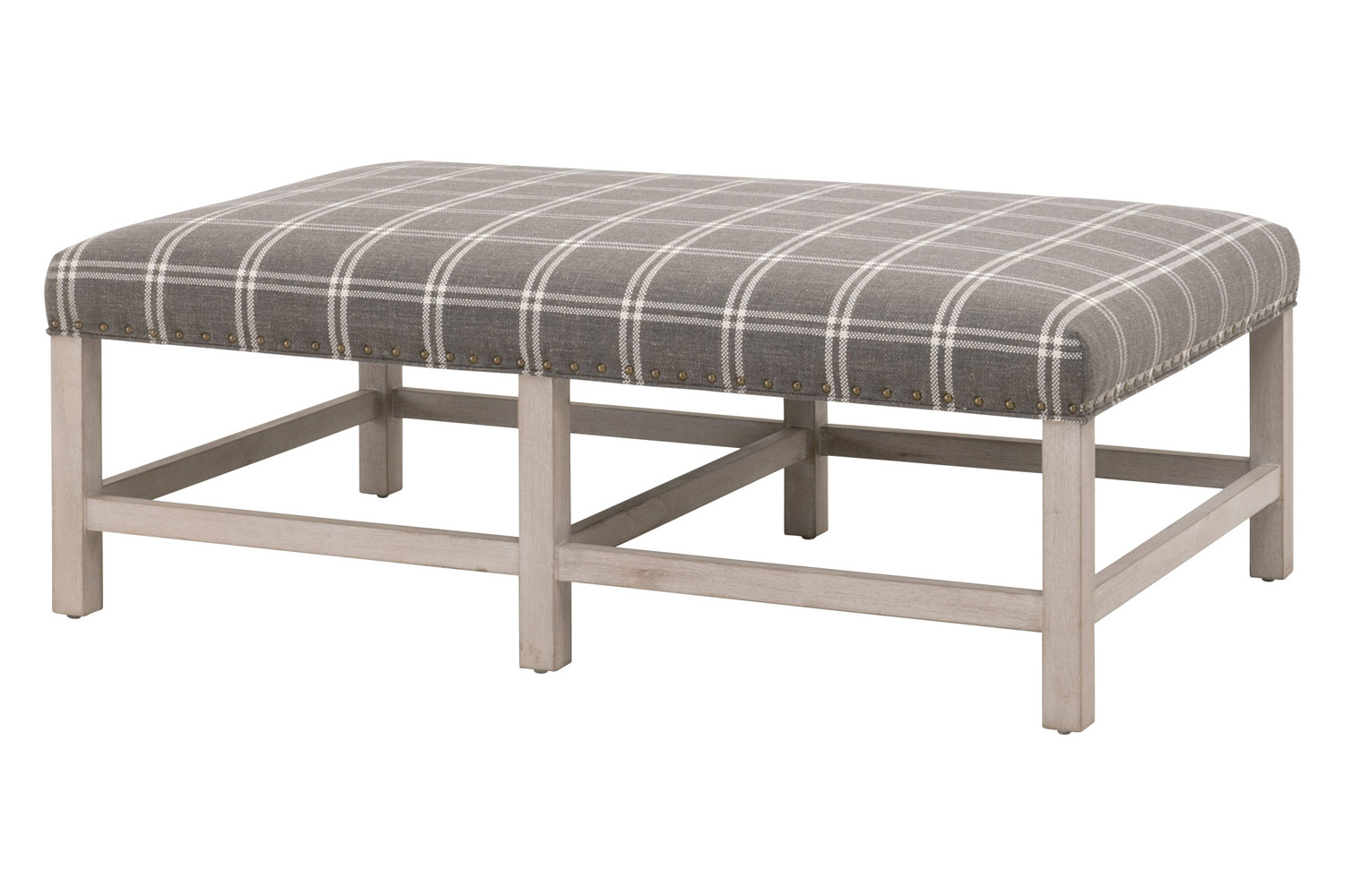 Essentials Blakely Upholstered Coffee Table - Walden Smoke Natural Gray