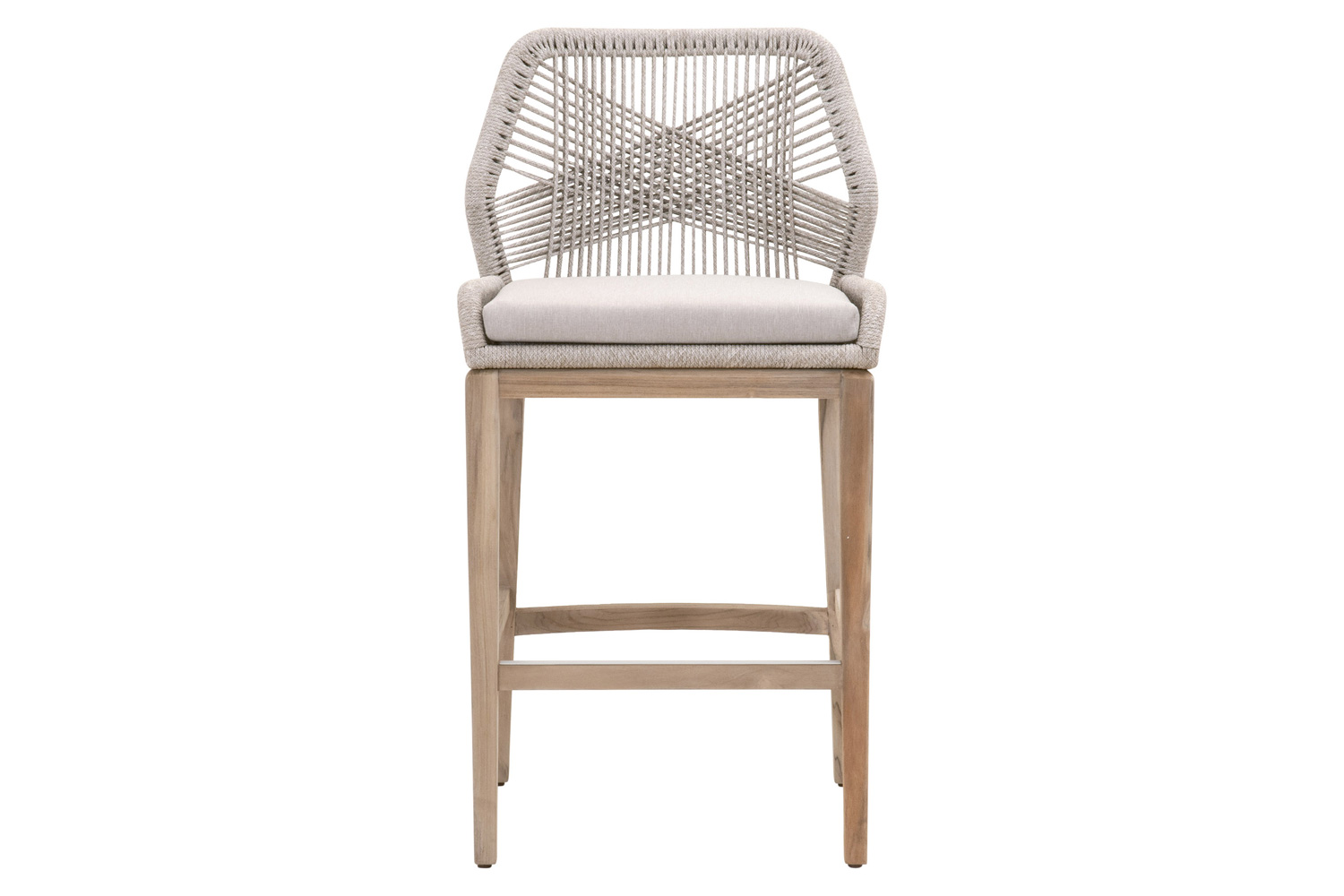 Essentials - Woven Loom Outdoor Barstool