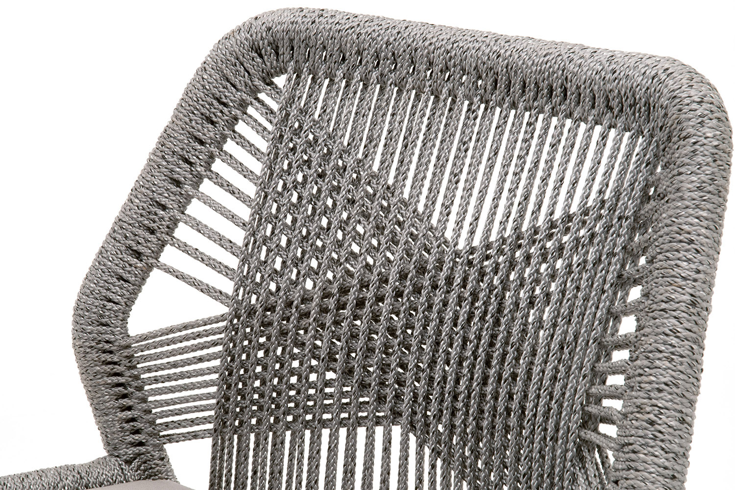 Essentials Woven Loom Outdoor Counter Stool - Platinum Reinforced