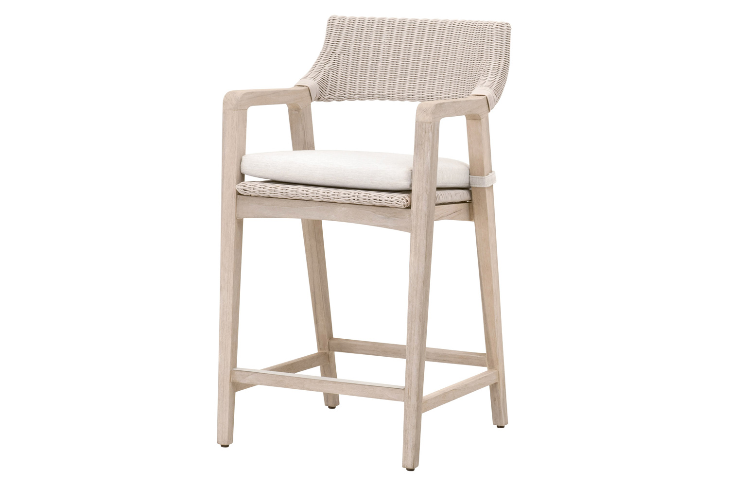 Essentials - Woven Lucia Outdoor Counter Stool