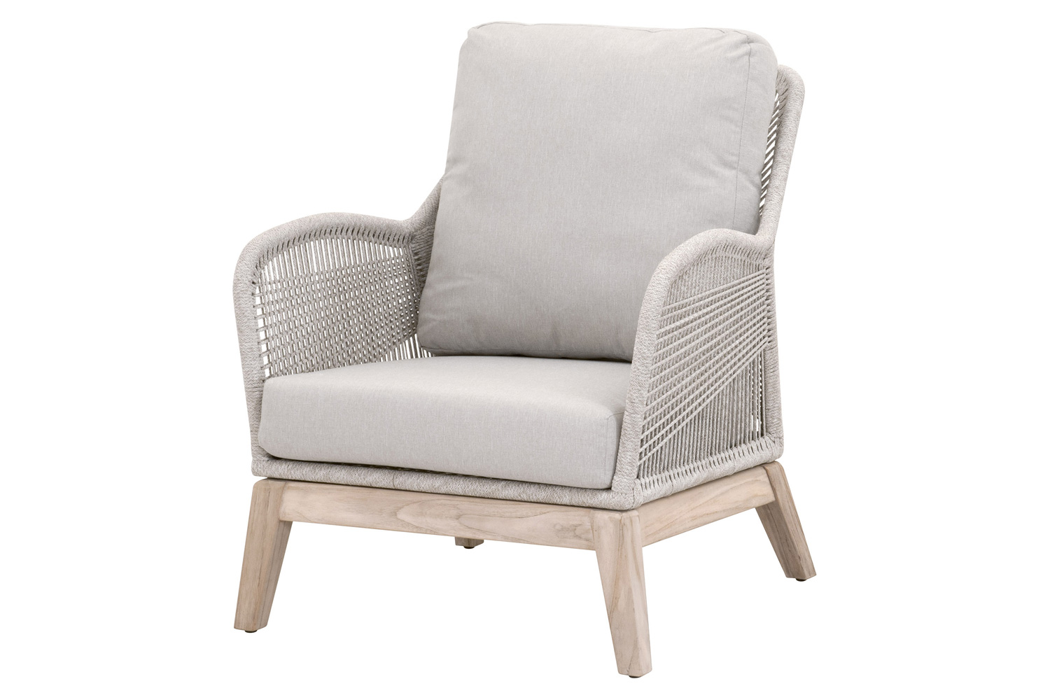 Essentials Woven Loom Outdoor Club Chair - Taupe