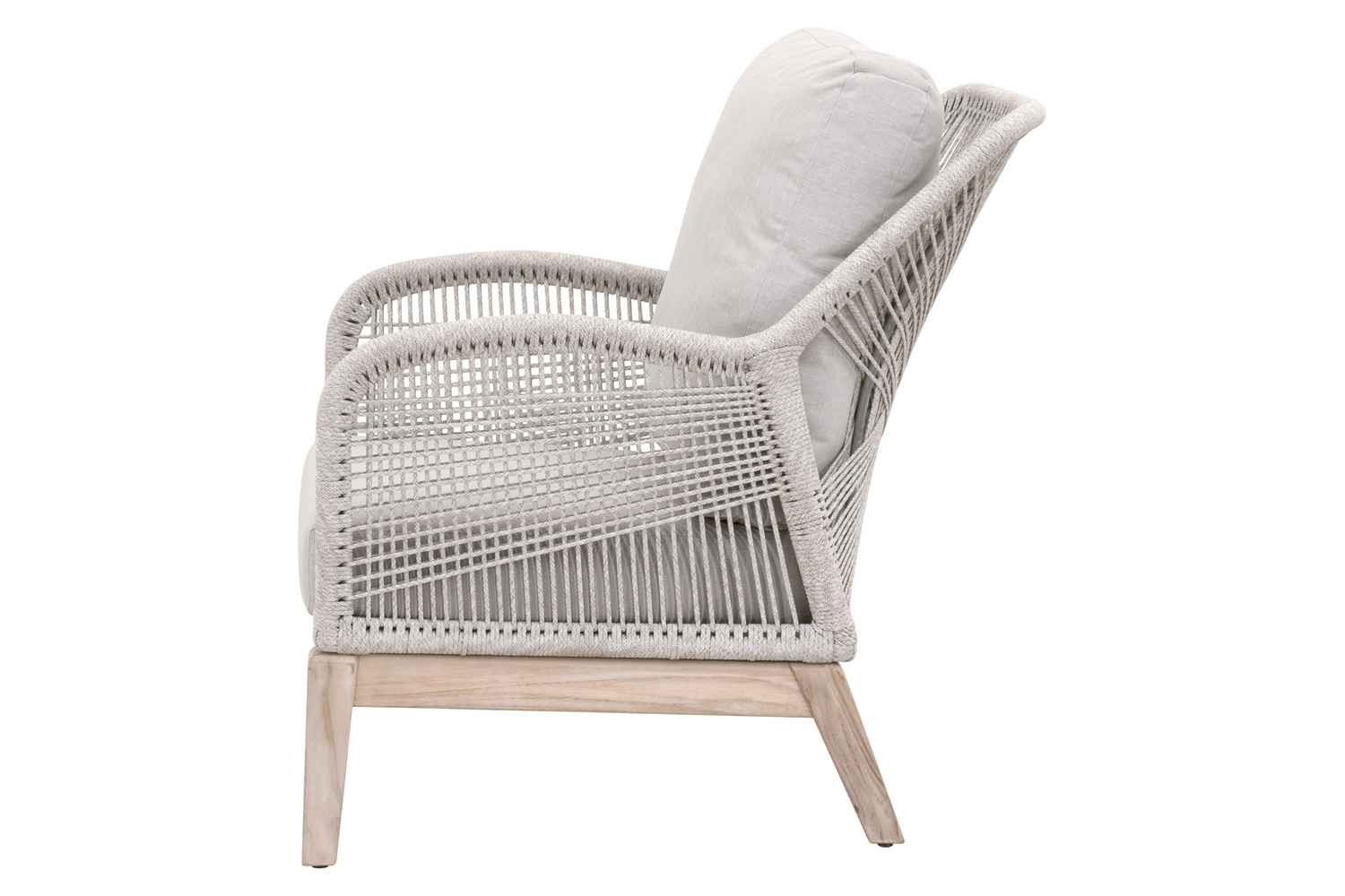 Essentials Woven Loom Outdoor Club Chair - Taupe