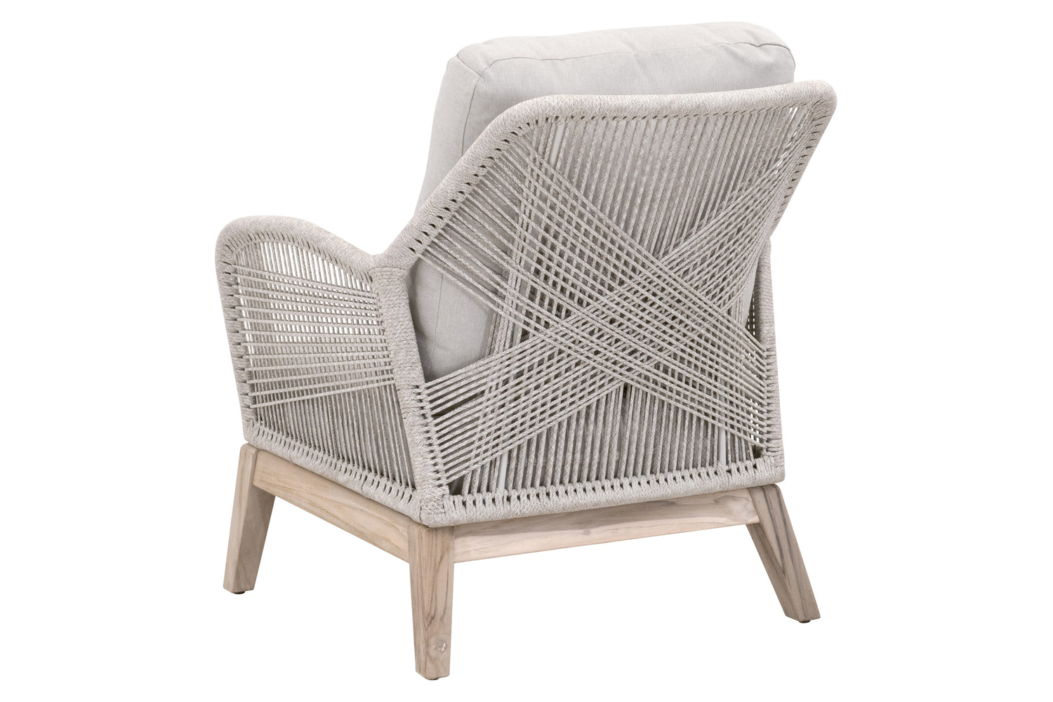 Essentials Woven Loom Outdoor Club Chair - Taupe