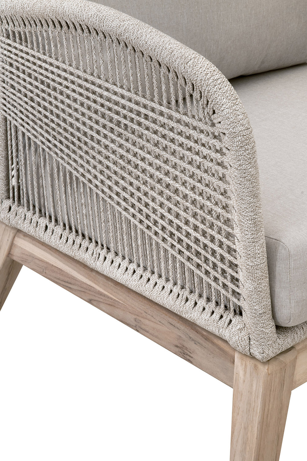 Essentials Woven Loom Outdoor Club Chair - Taupe