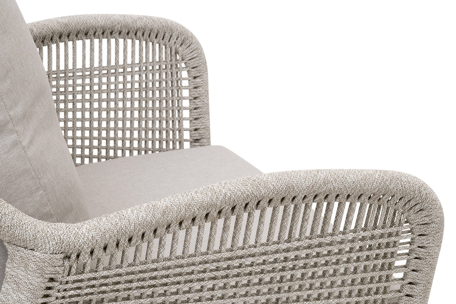 Essentials Woven Loom Outdoor Club Chair - Taupe