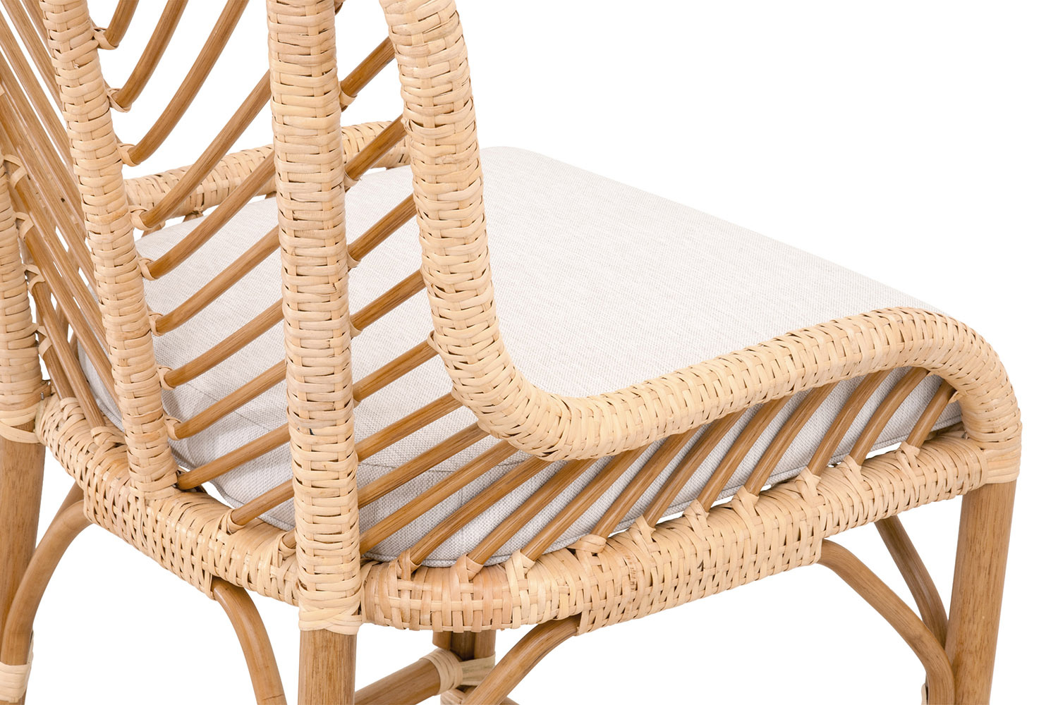 Essentials Woven Laguna Counter Stool - Natural Sanded Peel White Speckle