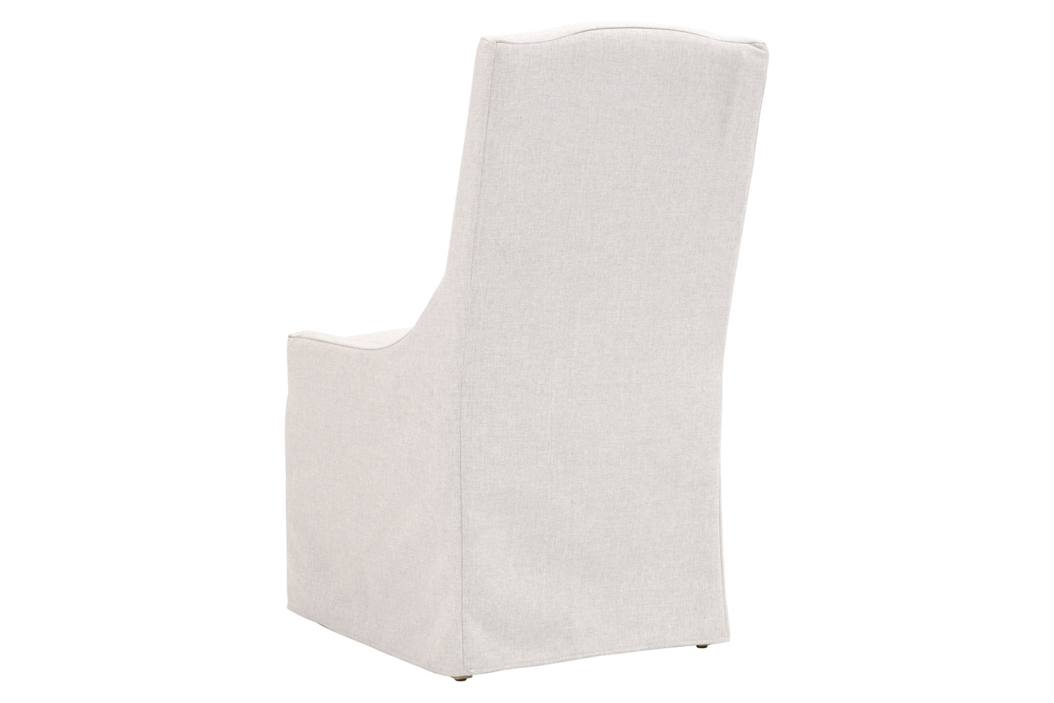 Essentials - Woven Adele Outdoor Slipcover Dining Chair in Blanca