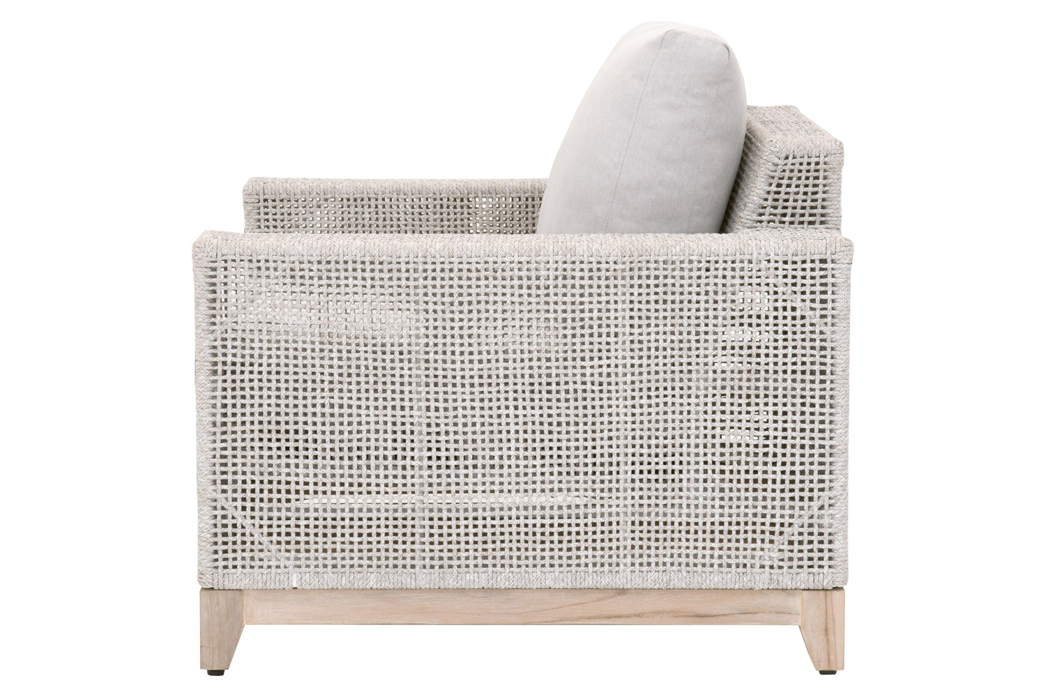 Essentials - Woven Tropez Outdoor Sofa Chair in Taupe