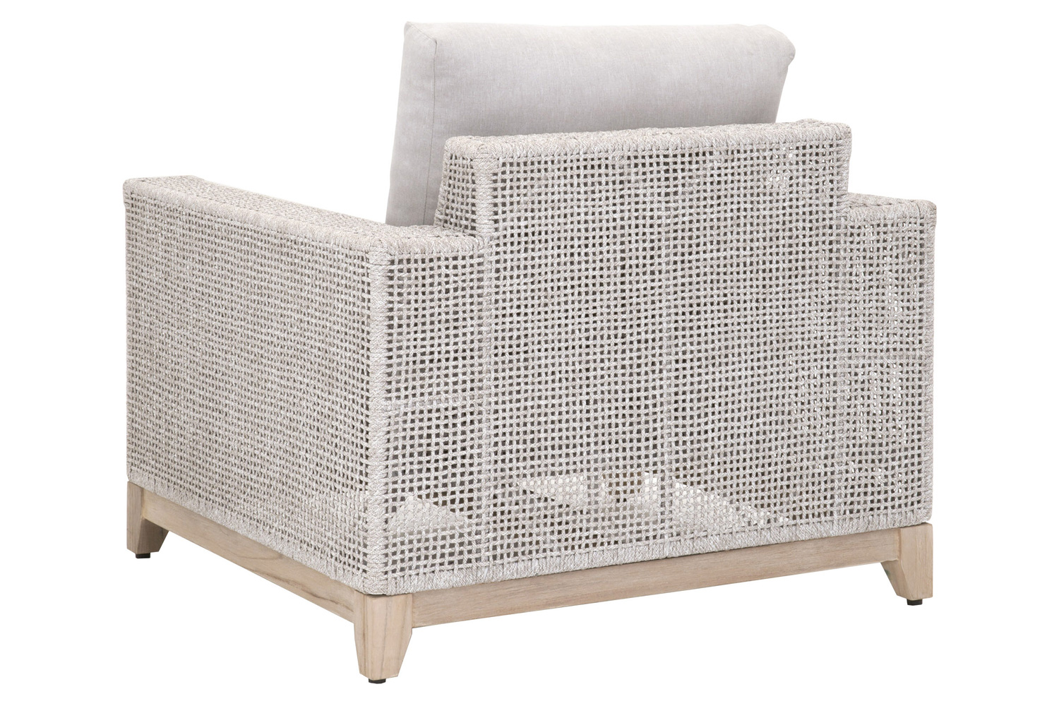 Essentials - Woven Tropez Outdoor Sofa Chair in Taupe