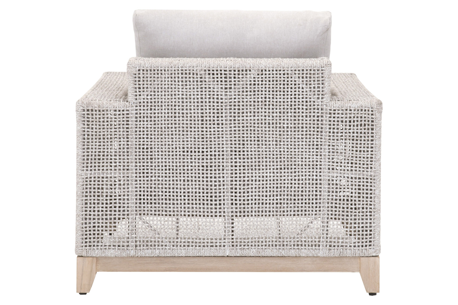 Essentials - Woven Tropez Outdoor Sofa Chair in Taupe