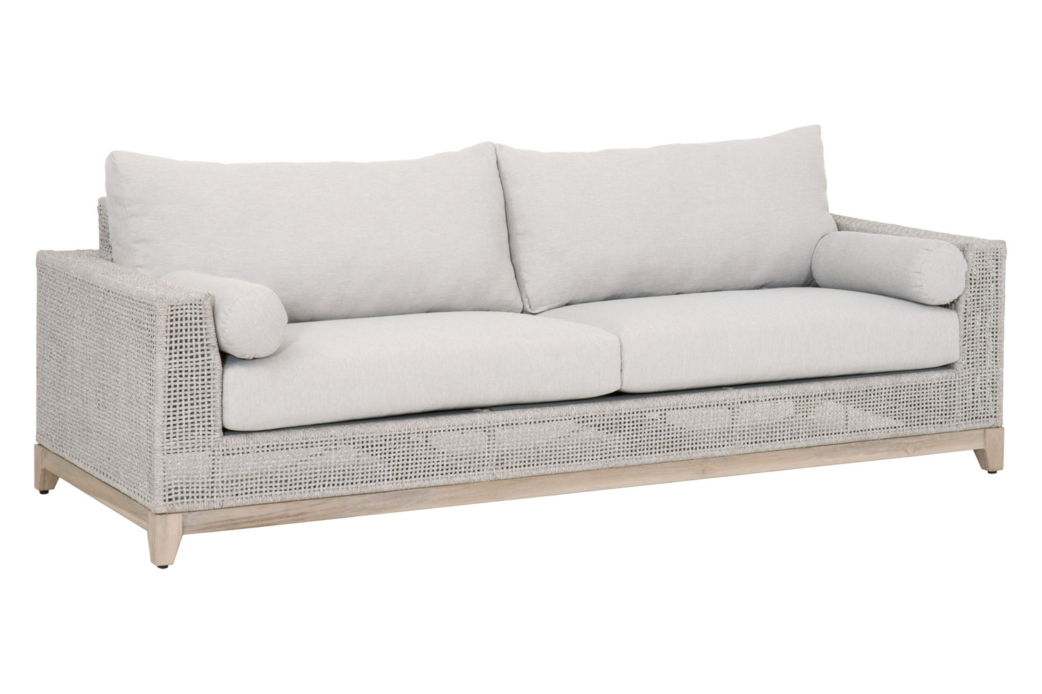 Essentials - Woven Tropez Outdoor 90" Sofa in Taupe