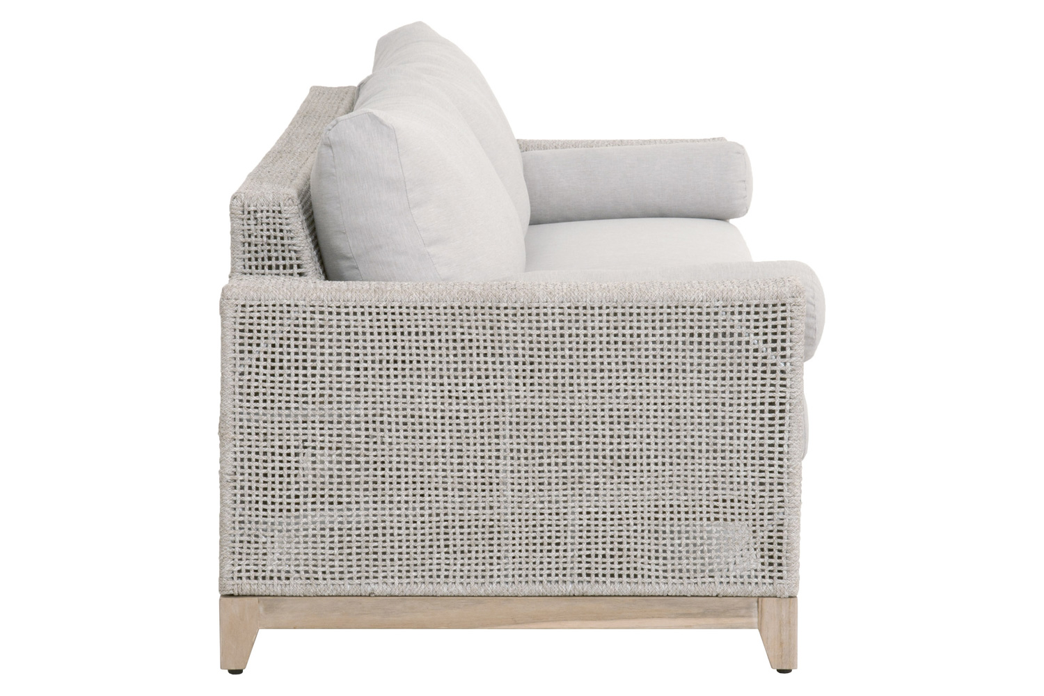 Essentials - Woven Tropez Outdoor 90" Sofa in Taupe