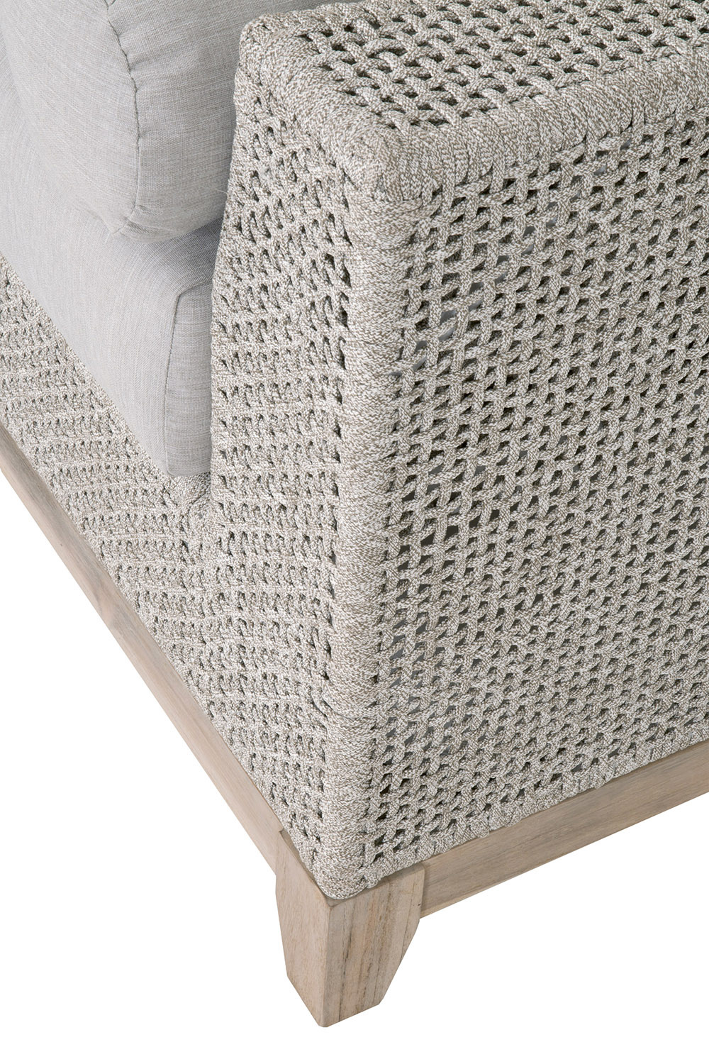 Essentials - Woven Tropez Outdoor 90" Sofa in Taupe