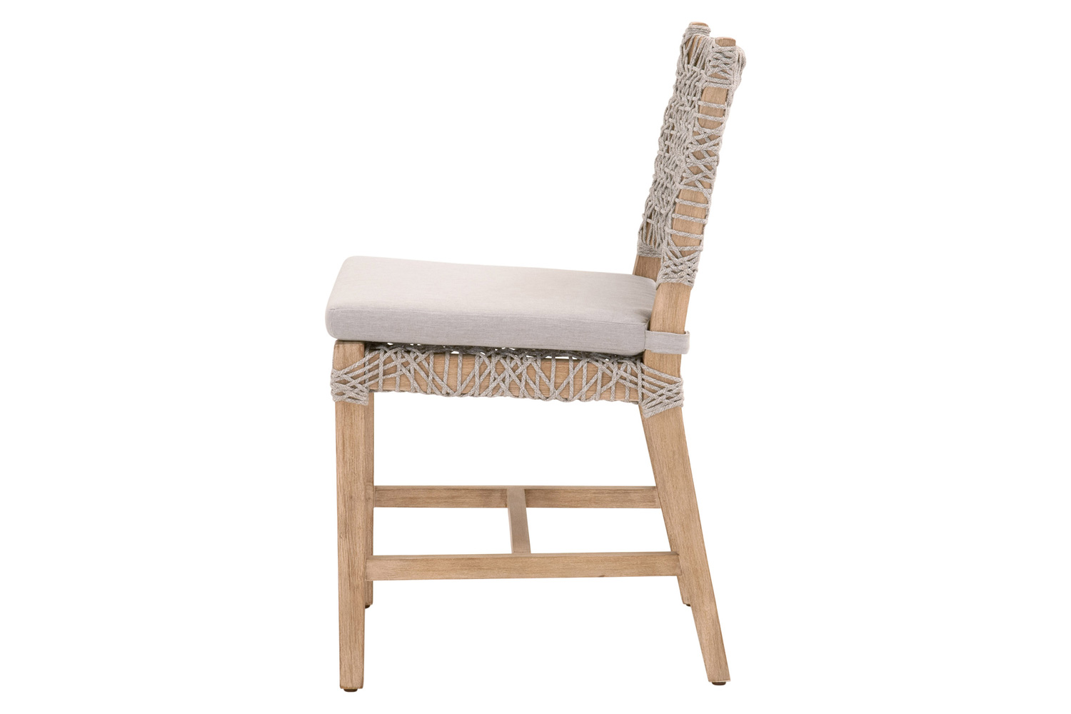 Essentials Woven Costa Dining Chair, Set of 2 - Natural Gray