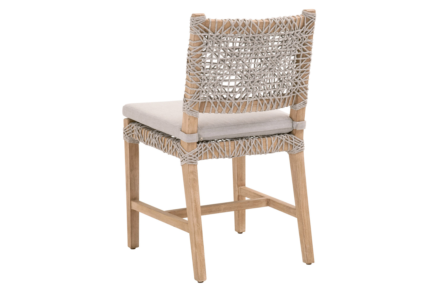 Essentials Woven Costa Dining Chair, Set of 2 - Natural Gray