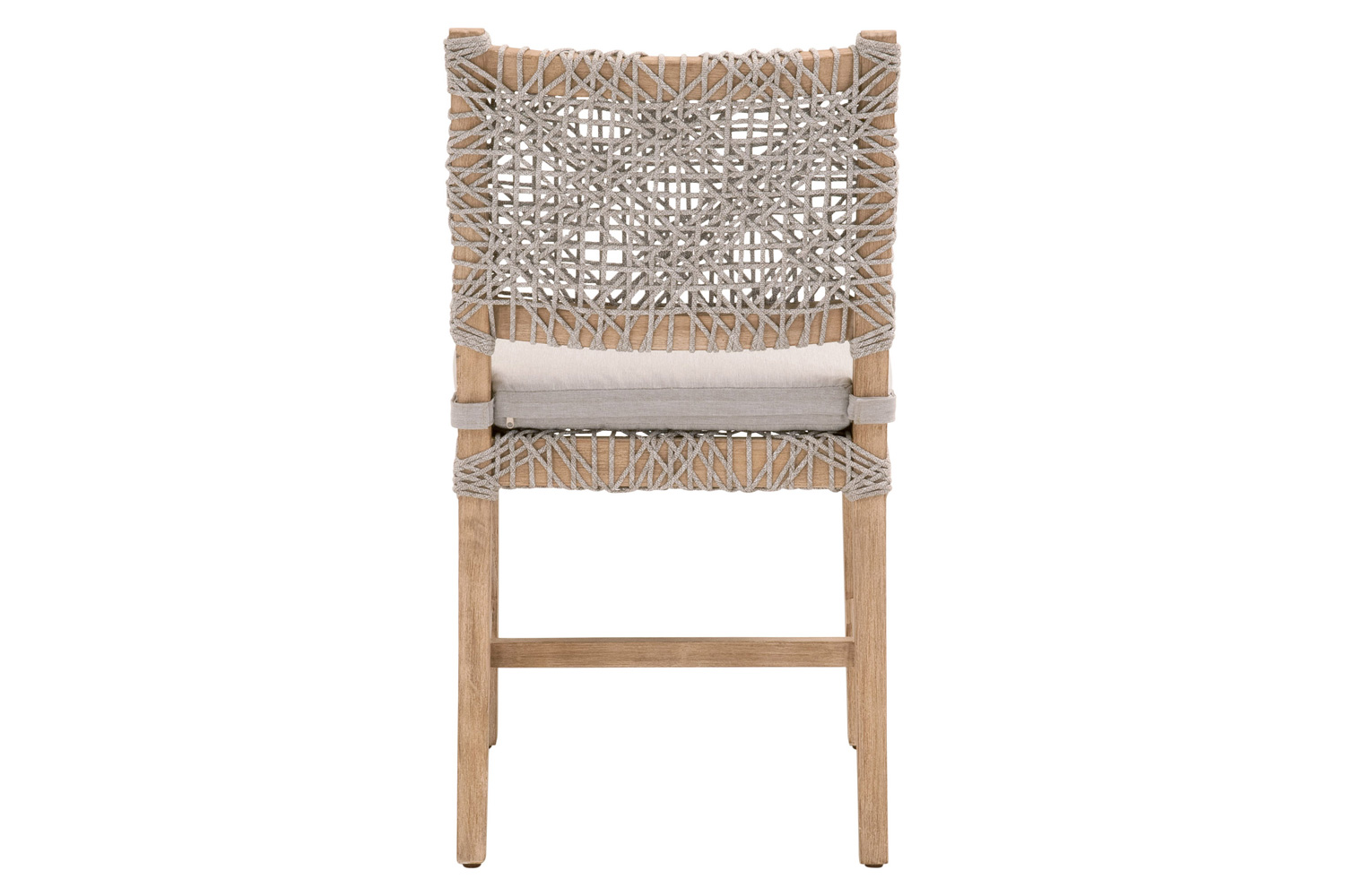 Essentials Woven Costa Dining Chair, Set of 2 - Natural Gray