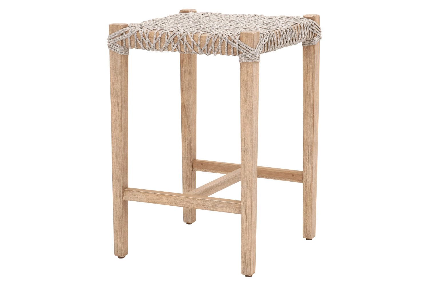 Essentials Woven Costa Backless Counter Stool - Taupe