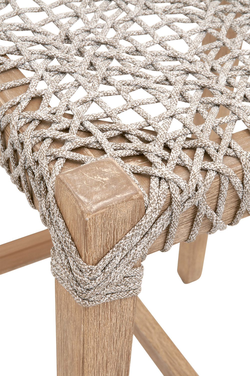 Essentials Woven Costa Backless Counter Stool - Taupe