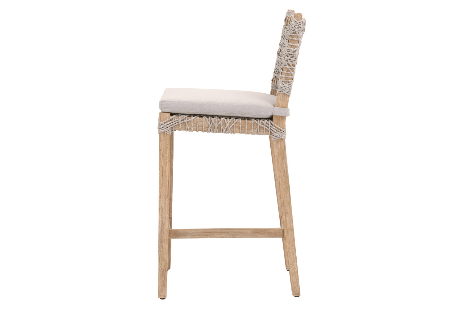 Essentials Woven Costa Counter Stool - Taupe