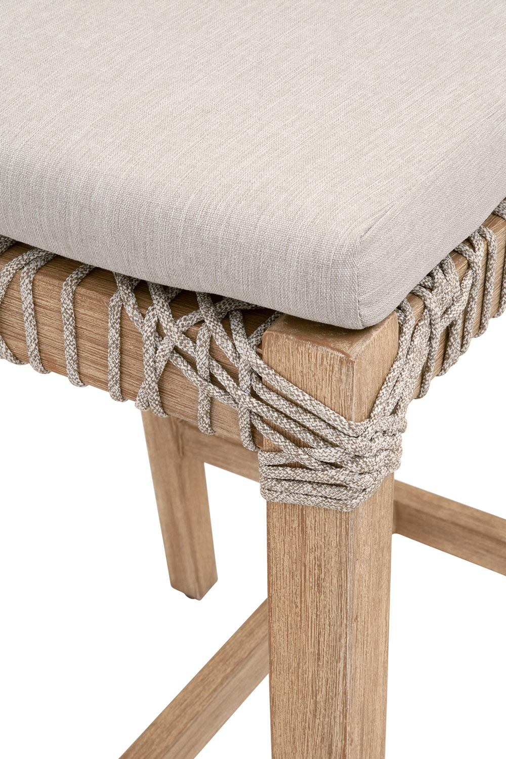 Essentials Woven Costa Counter Stool - Taupe