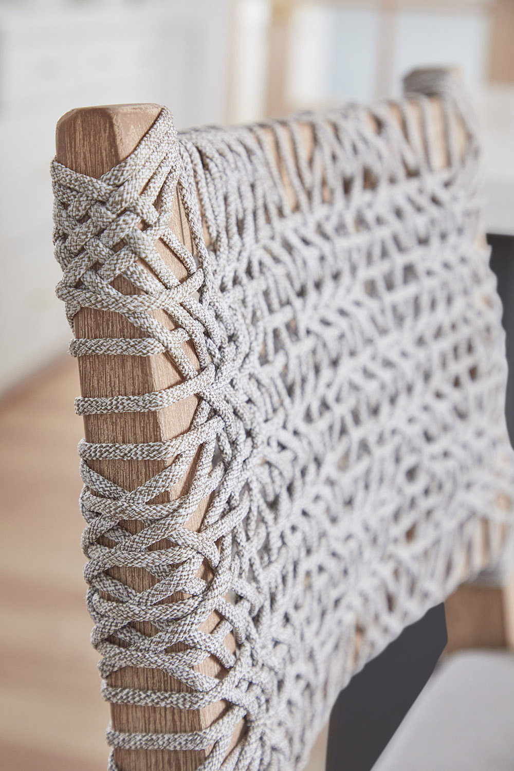 Essentials Woven Costa Counter Stool - Taupe