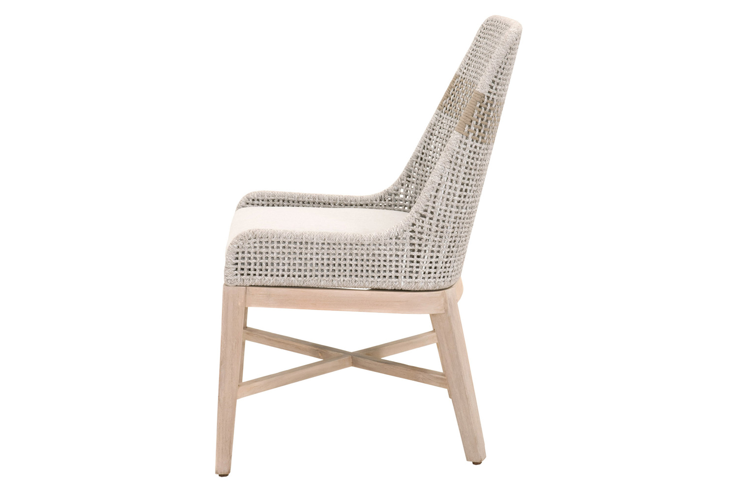 Essentials Woven Tapestry Outdoor Dining Chair, Set of 2 - Taupe