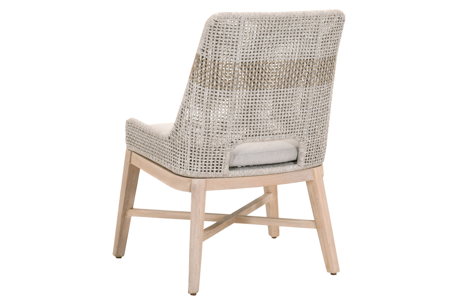 Essentials Woven Tapestry Outdoor Dining Chair, Set of 2 - Taupe