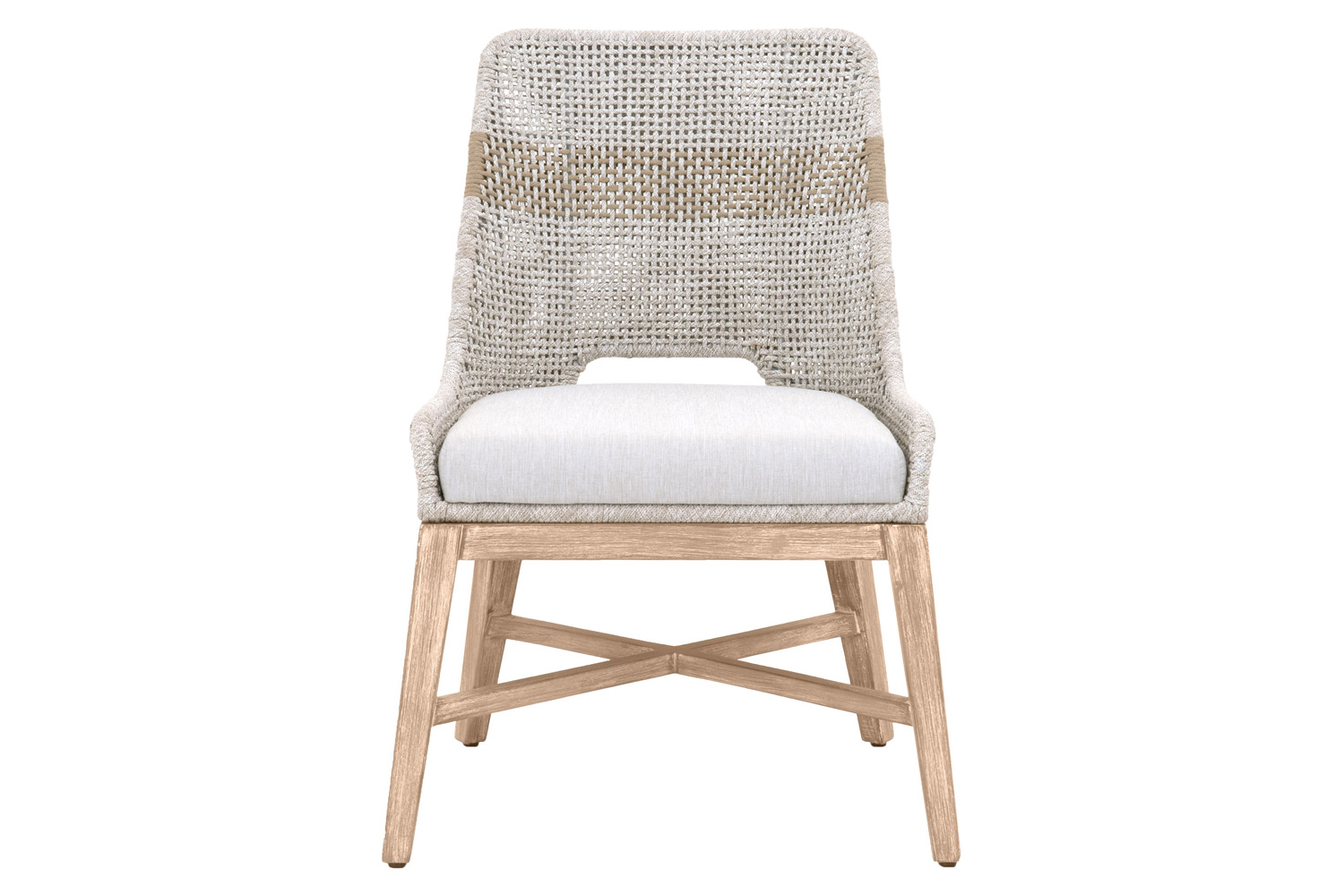 Essentials - Woven Tapestry Outdoor Dining Chair, Set of 2