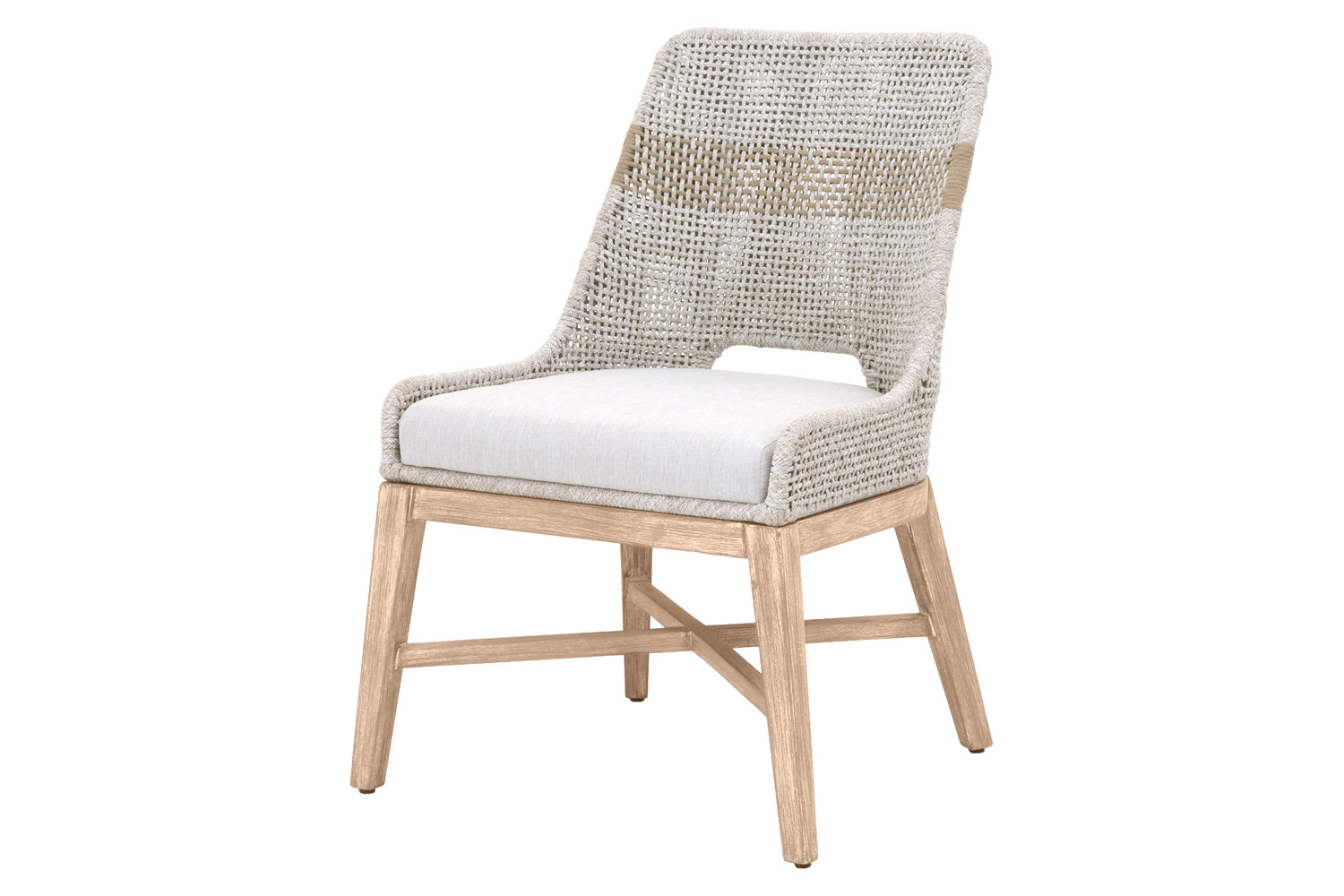 Essentials Woven Tapestry Dining Chair, Set of 2 - Taupe