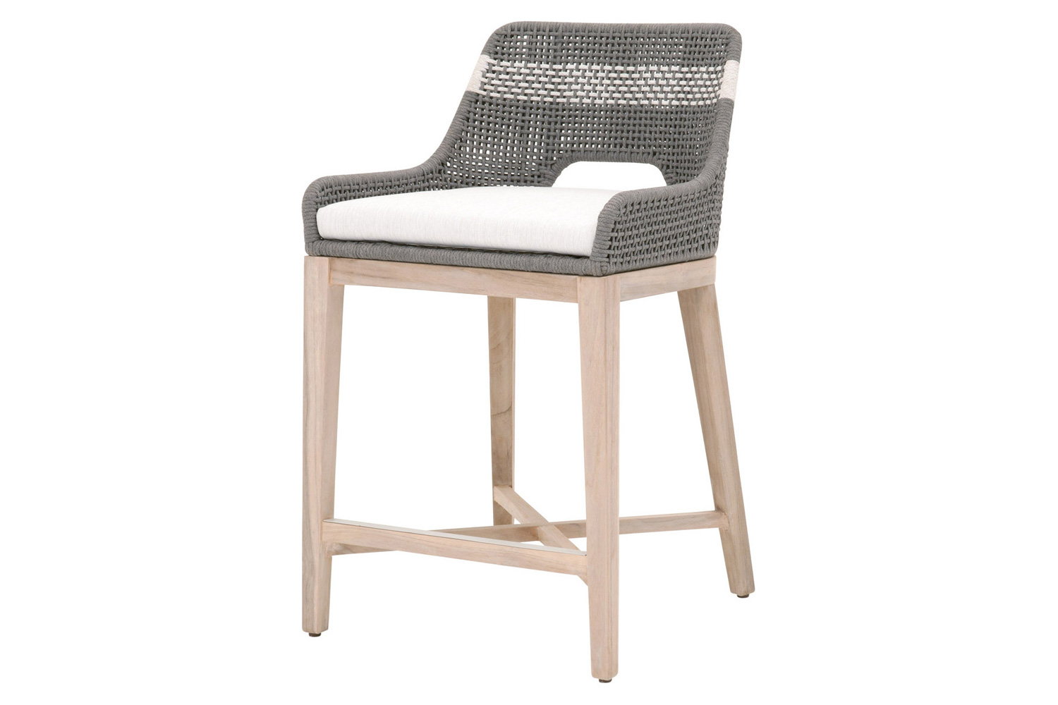 Essentials - Woven Tapestry Outdoor Counter Stool