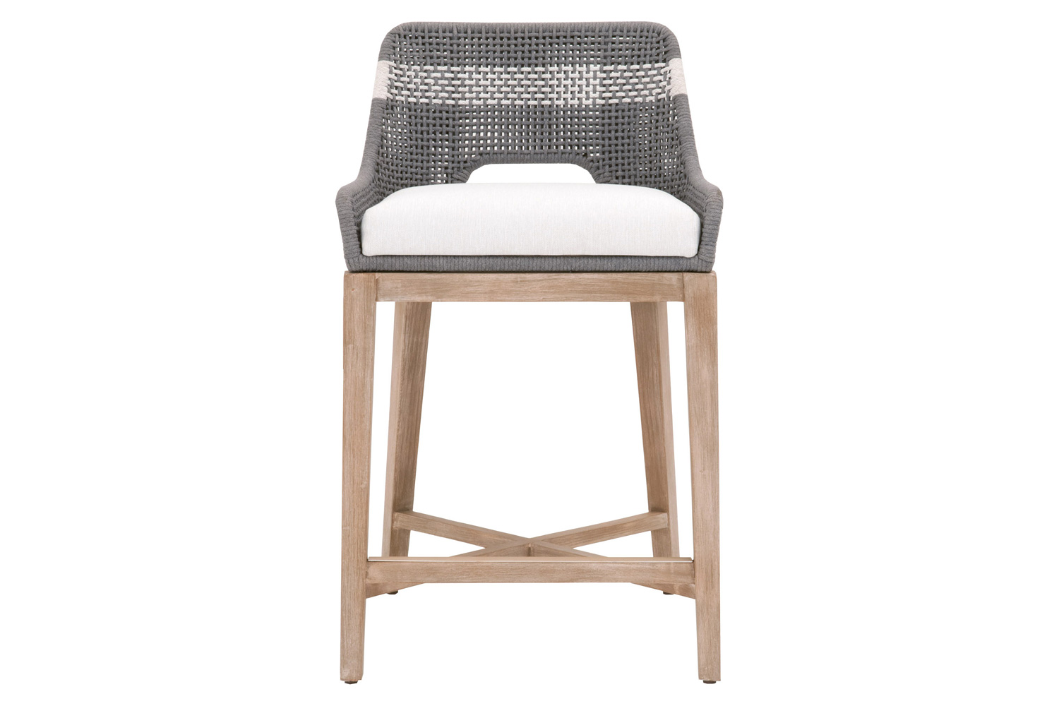 Essentials - Woven Tapestry Outdoor Counter Stool