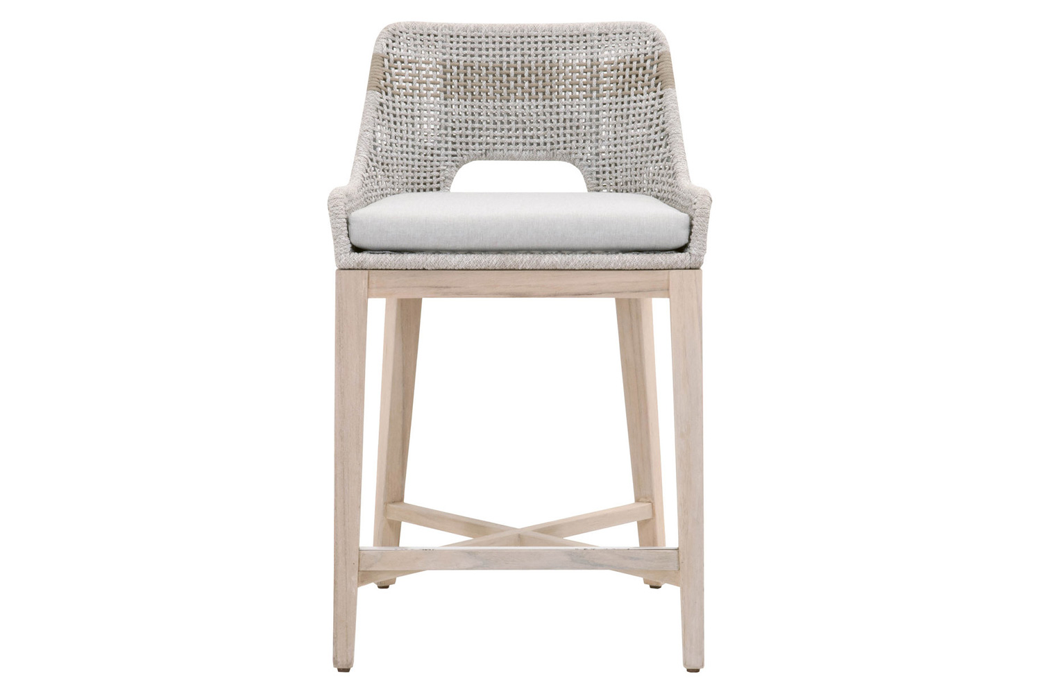 Essentials - Woven Tapestry Outdoor Counter Stool