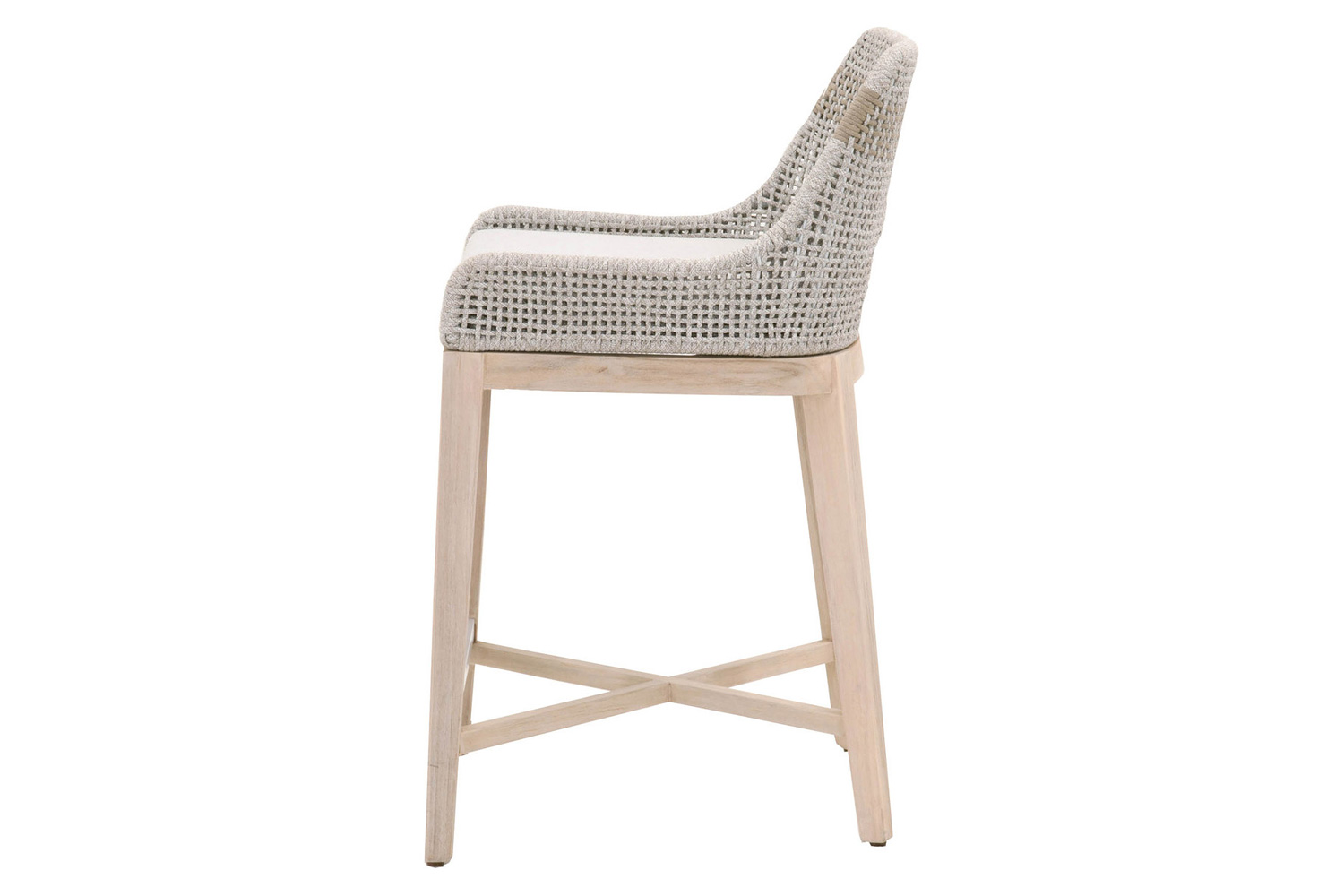 Essentials Woven Tapestry Outdoor Counter Stool - Taupe