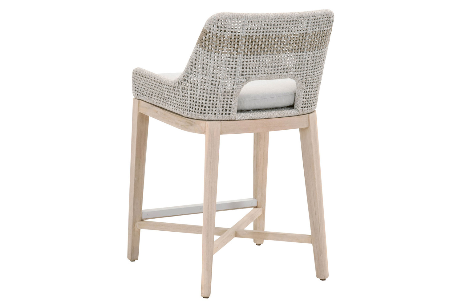 Essentials Woven Tapestry Outdoor Counter Stool - Taupe