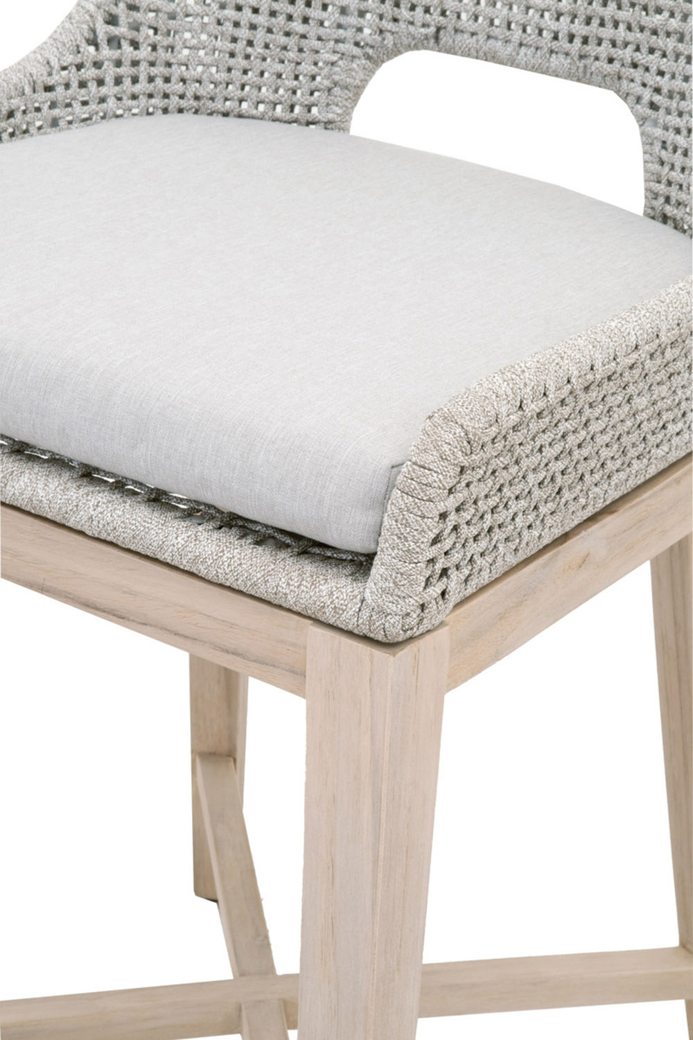 Essentials Woven Tapestry Outdoor Counter Stool - Taupe