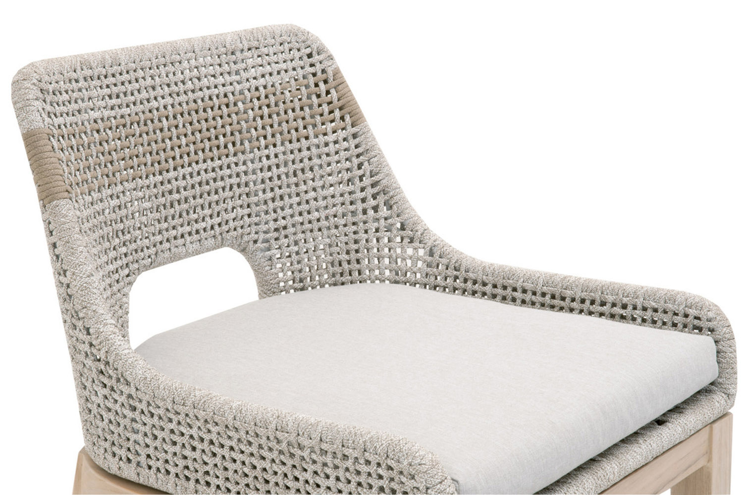 Essentials Woven Tapestry Outdoor Counter Stool - Taupe