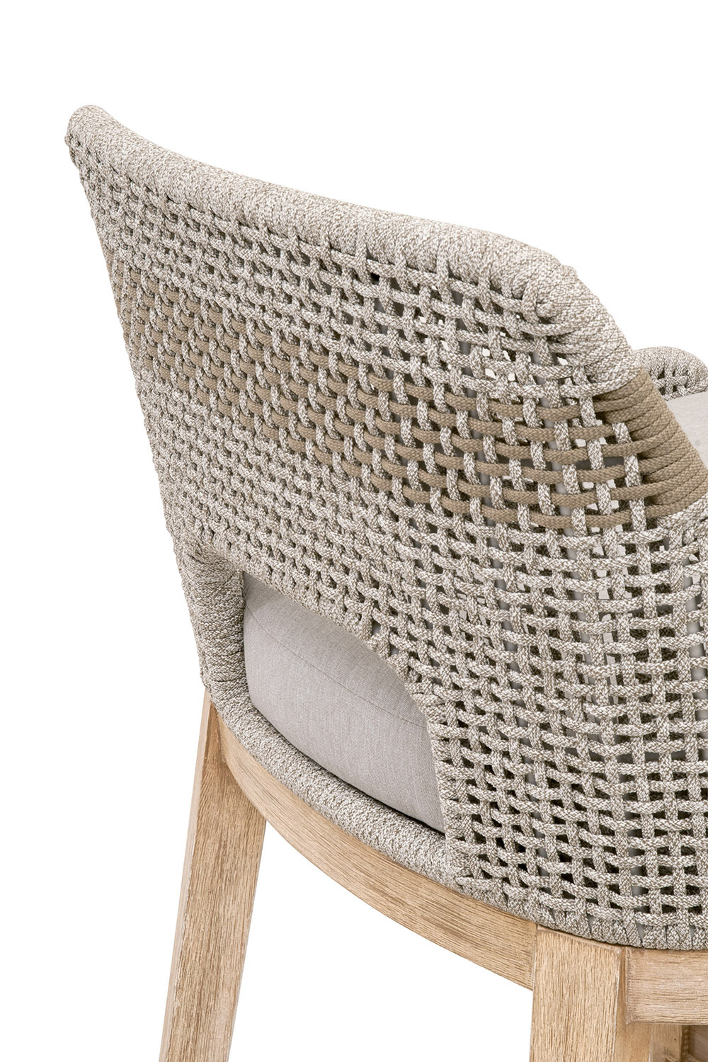 Essentials Woven Tapestry Counter Stool - Taupe White