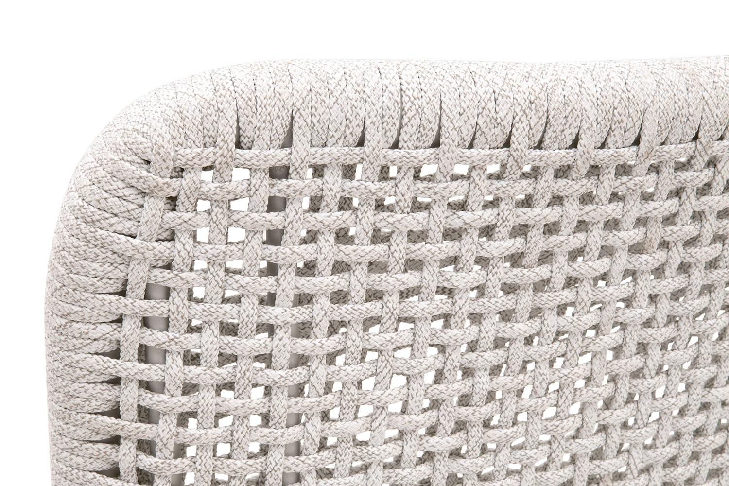 Essentials Woven Mesh Counter Stool - White Speckle Natural Gray