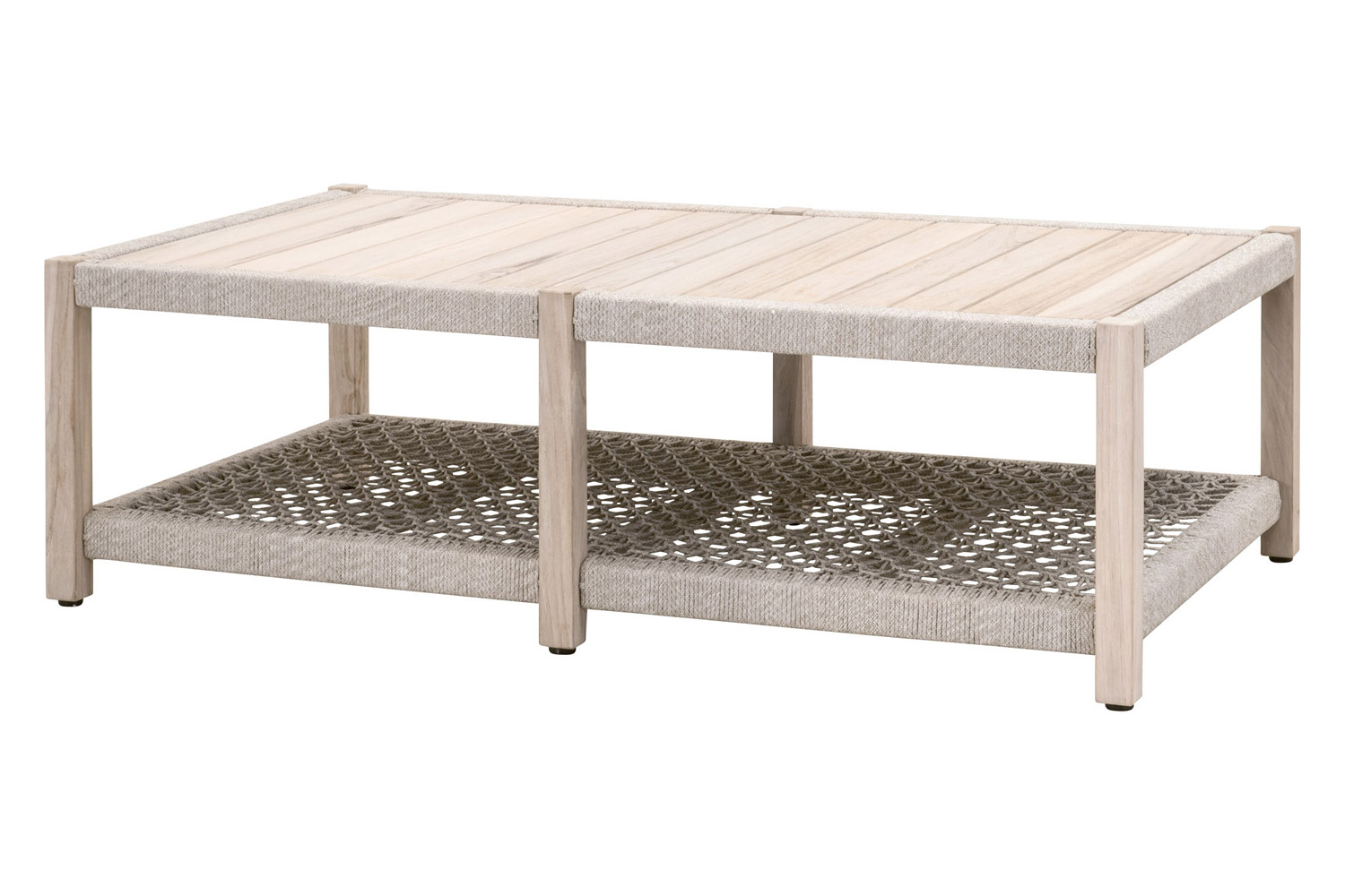 Essentials Woven Wrap Outdoor Coffee Table - Taupe