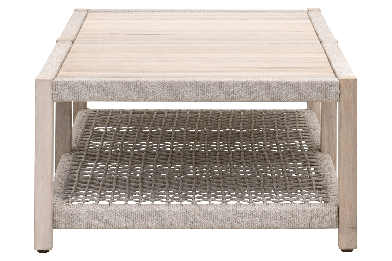 Essentials Woven Wrap Outdoor Coffee Table - Taupe