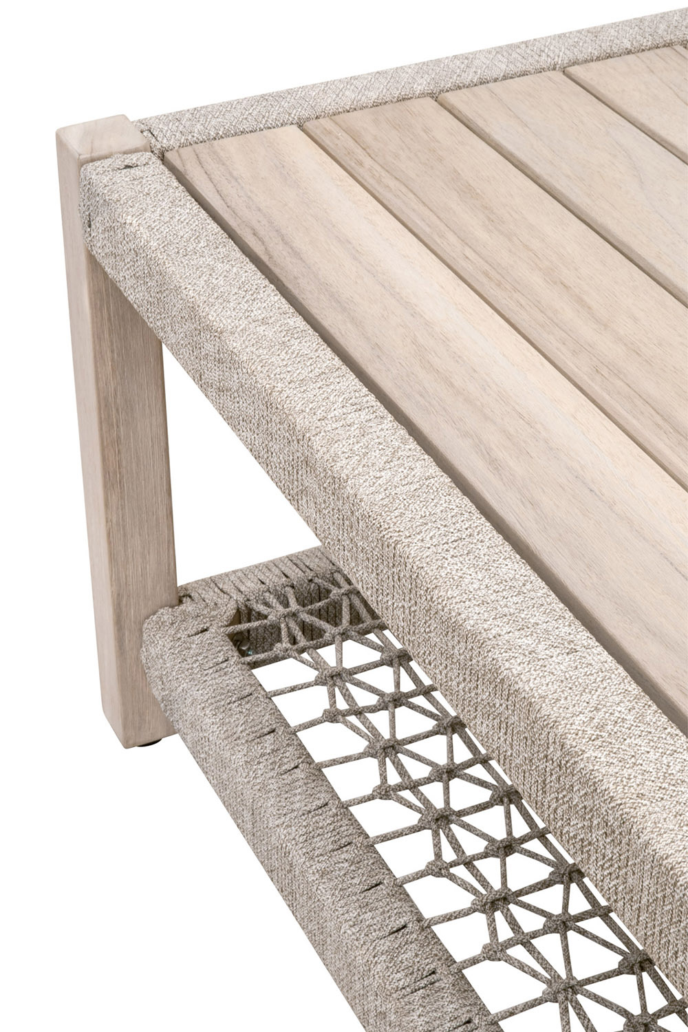 Essentials Woven Wrap Outdoor Coffee Table - Taupe