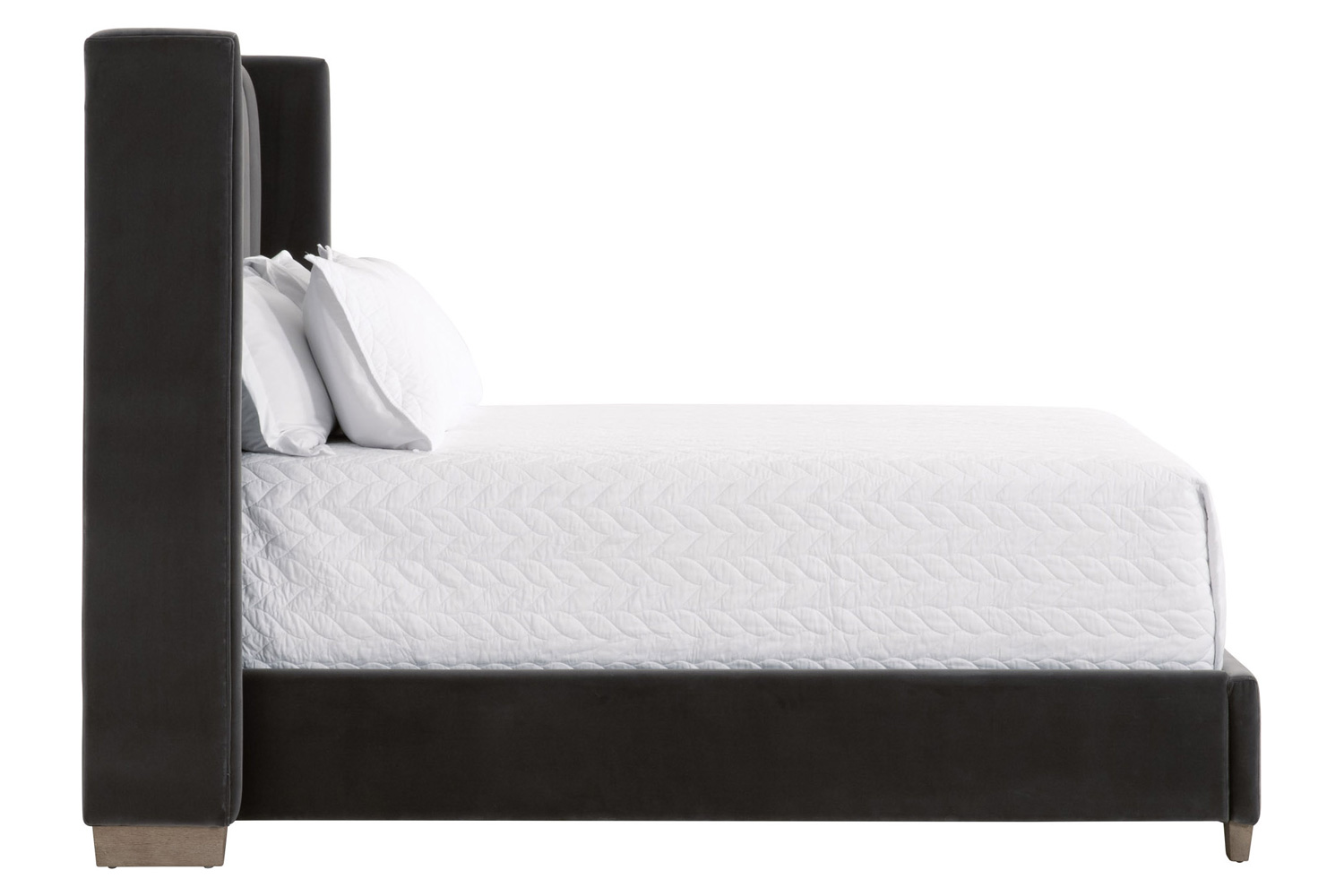 Essentials Chandler Queen Bed - Dark Dove Natural Gray