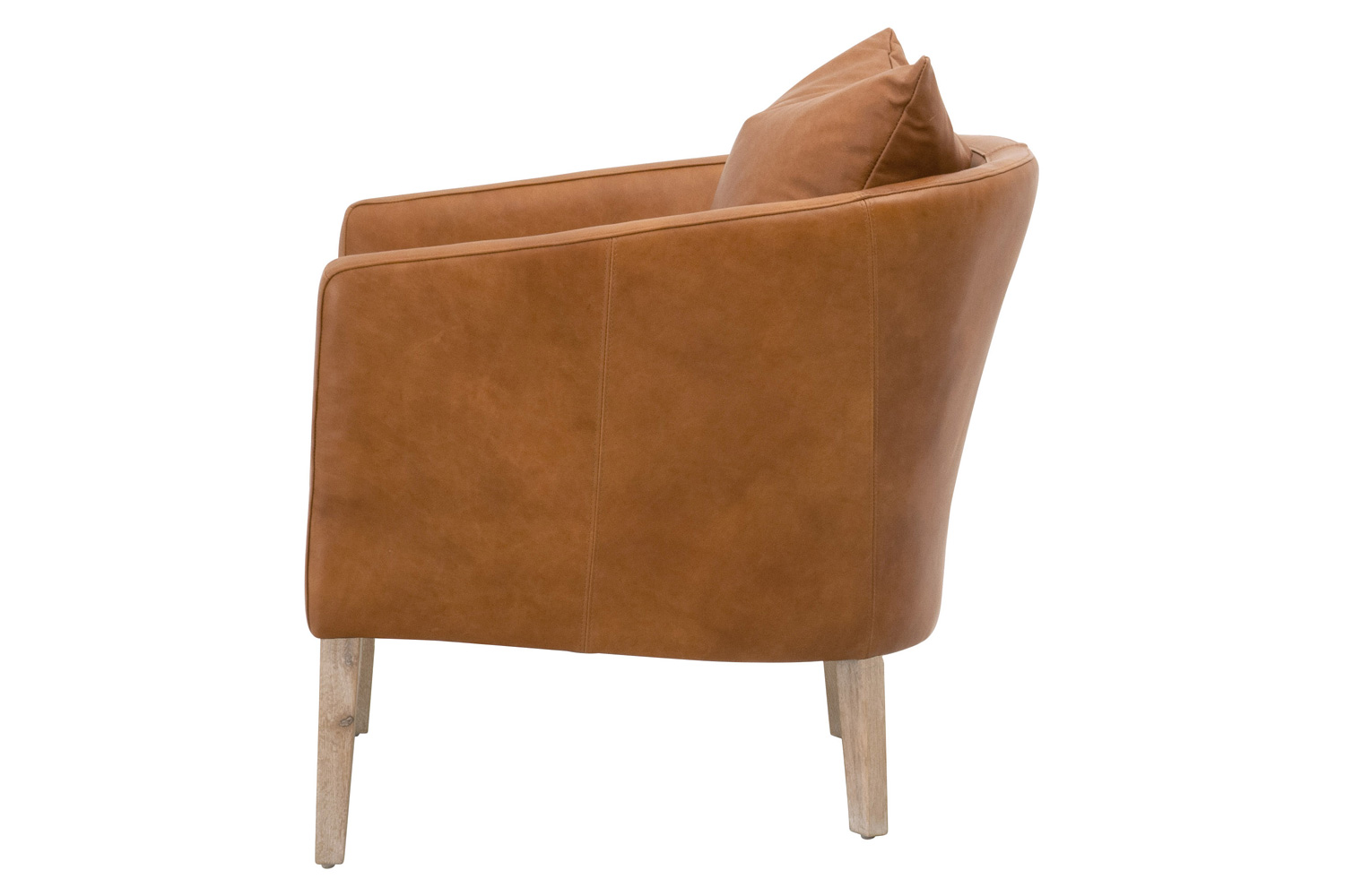 Essentials Gordon Club Chair - Whiskey Brown