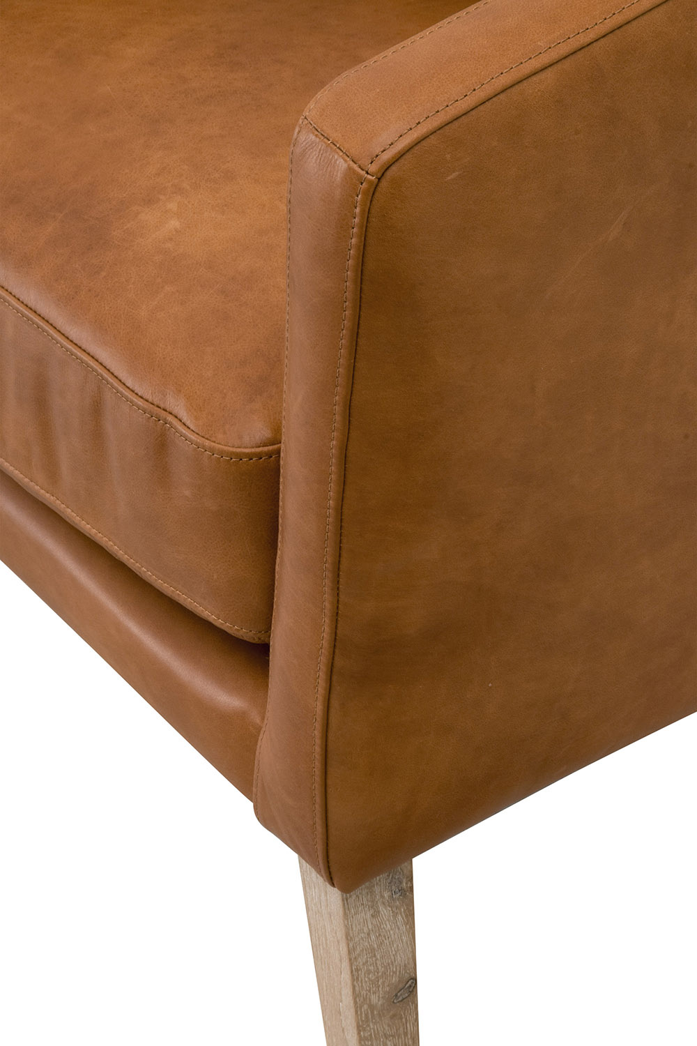 Essentials Gordon Club Chair - Whiskey Brown