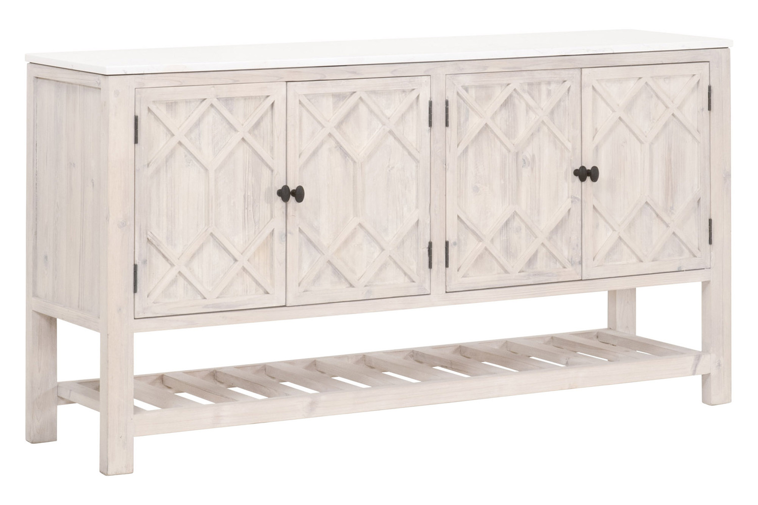 Essentials - Bella Antique Willow Media Sideboard