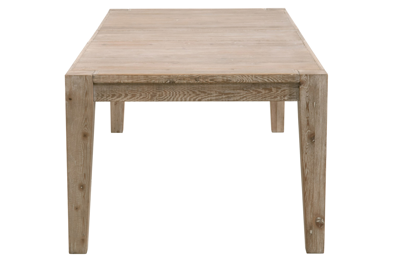 Essentials Bella Antique Canal Extension Dining Table - Smoke Gray