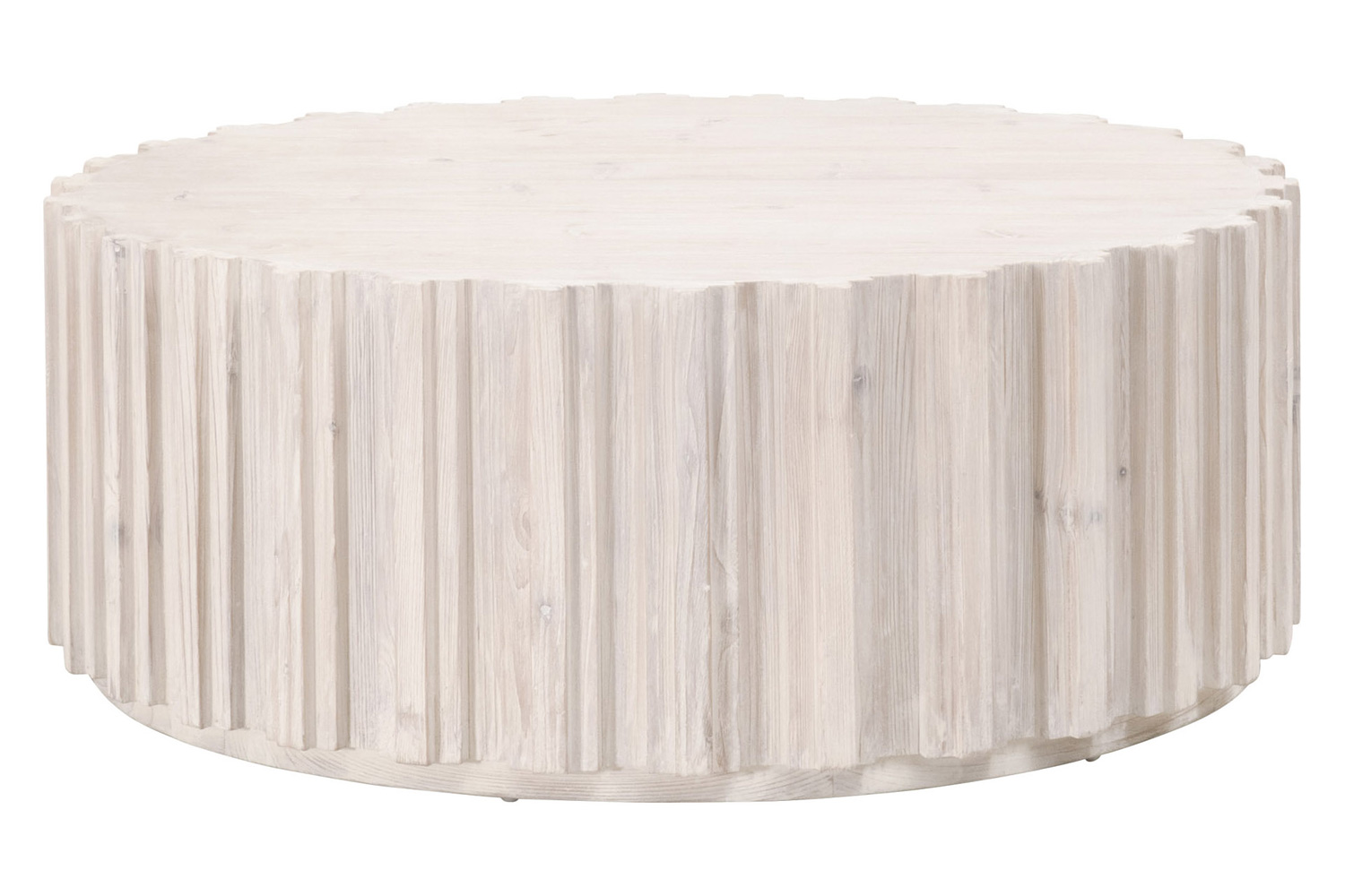 Essentials Bella Antique Roma Coffee Table - White Wash Pine