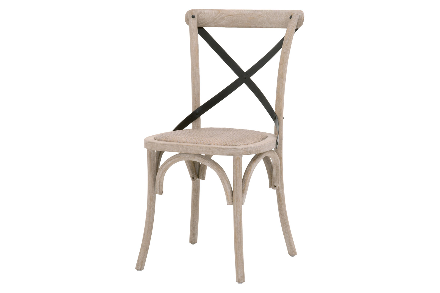 Essentials - Grove Dining Chair, Set of 2 in Natural Gray