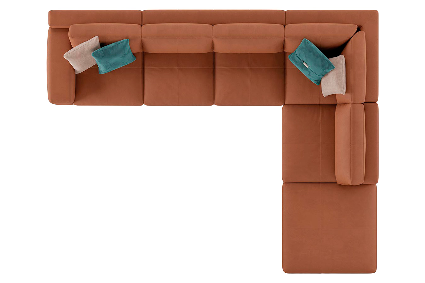 Estro IS 228 Tempo Sectional - Fabric